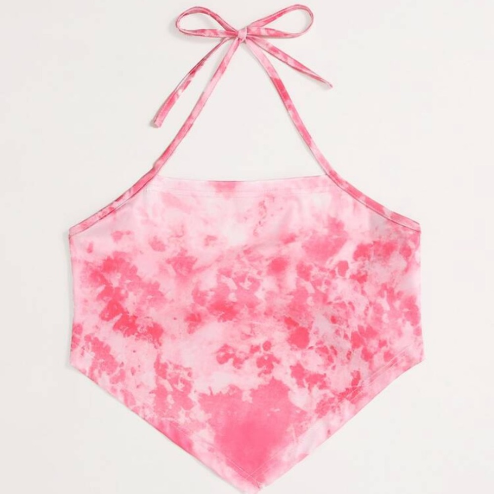 bandana halter crop top